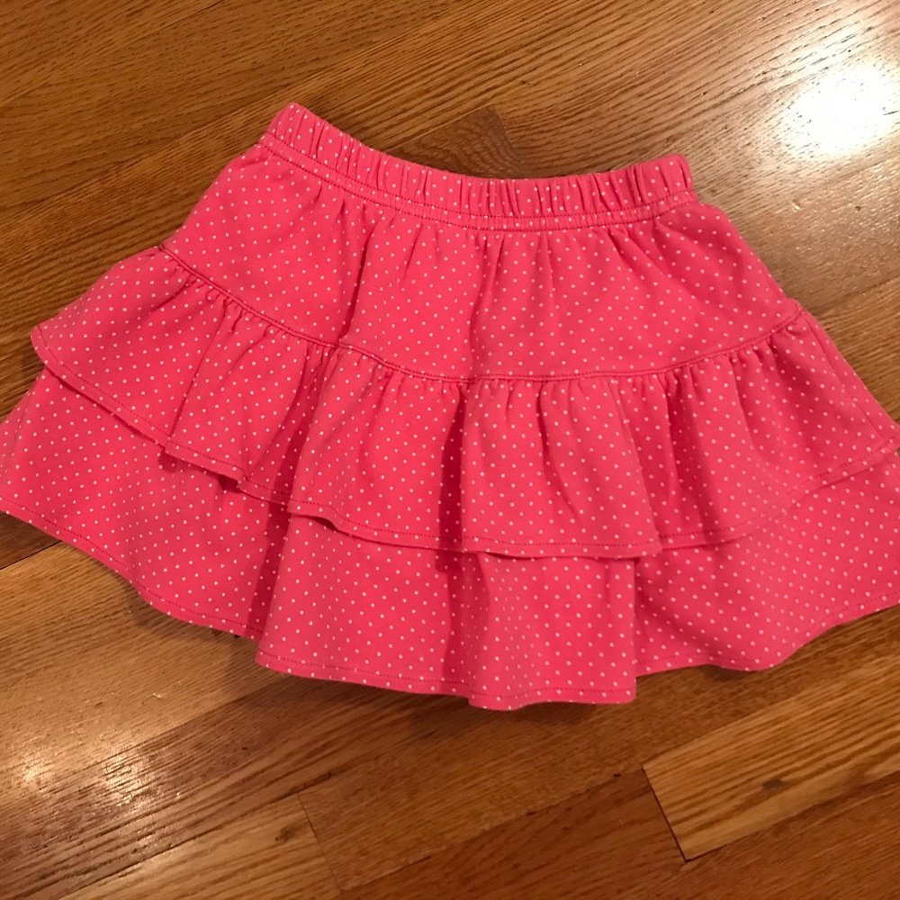 Luigi Pink with white polka dots Skort Size 5